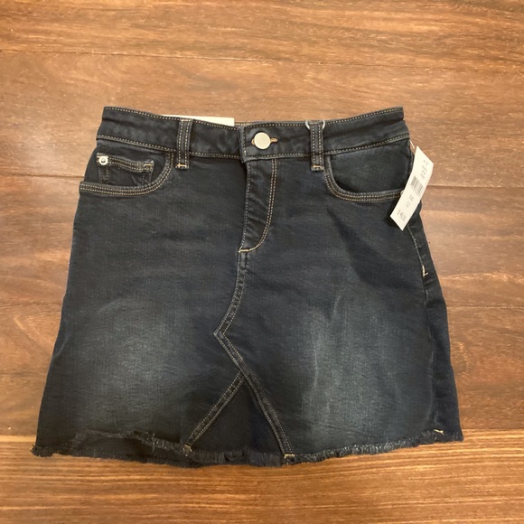 NWT Girls DL1961 Jean/Denim Skirt - size 12, black - Picture 1 of 4